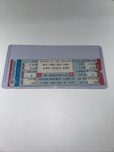 Vintage 11/27/1977 Jerry Garcia Band Ticket Stub FULL TICKET At The Palladium - Picture 1 of 9