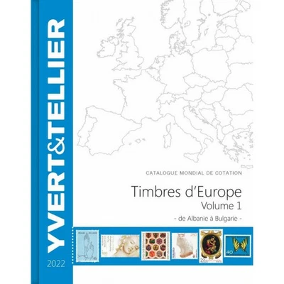 Catalogue de cotation Yvert timbres d'Europe volume 1 - Albanie à Bulgarie. - Photo 1/2