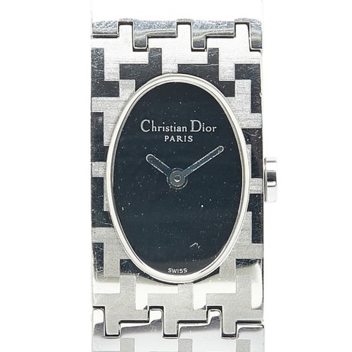 Orologio Dior Miss D70 100 Quarzo Quadrante Nero Acciaio Inox Donna GZl189jq
