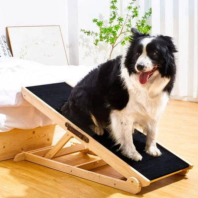 Woohoo Dog Ramp-with Innovative Non-Slip Rubber Mat-for Couch and Bed-41" Long - Image 1 of 3