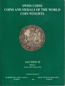 Hn Numismatique Ars Classique & Spink. Zurich Barre N.52 1994 Monnaies Suisses - Picture 1 of 1