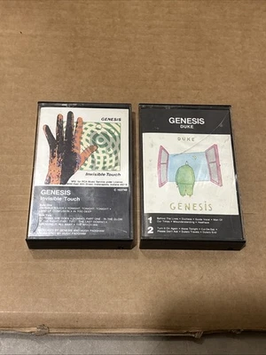 Genesis Cassette Lot Duke & Invisible Touch VG+ Condition - Image 1 of 4