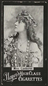 PLAYERS-ACTRESSES 1897-#35- MISS LAMBORNE - Picture 1 of 2
