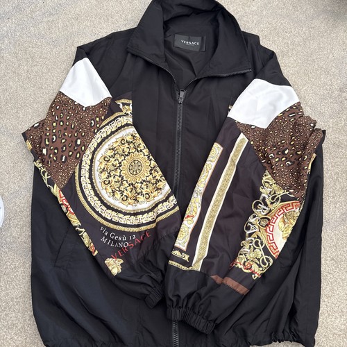 Giacca a vento stampa Versace taglia 44 modello A88541
