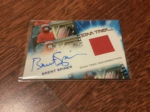 THE QUOTABLE STAR TREK MOVIES DAVID SPINER COSTUME AUTO CARD 2010 RITTENHOUSE - Bild 1 von 2