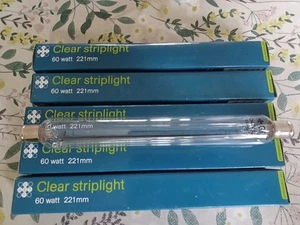 Strip light 60w Clear 221mm Double Ended Tubular Lamp S15 - Picture 1 of 6