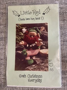 Little Red (Santa Likes Him Best) 1983 Christmas Everyday Pattern Uncut - Bild 1 von 2