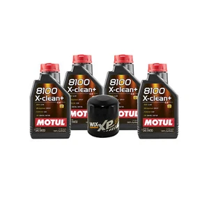 4L Motul 8100 X-CLEAN + 5W30 Wix XP Filter Motor Oil Change Kit API SN/CF - Picture 1 of 1