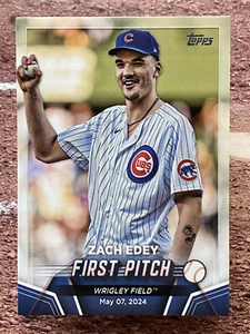 2024 Topps Update First Pitch Zach Edey #FP-10 - Bild 1 von 2