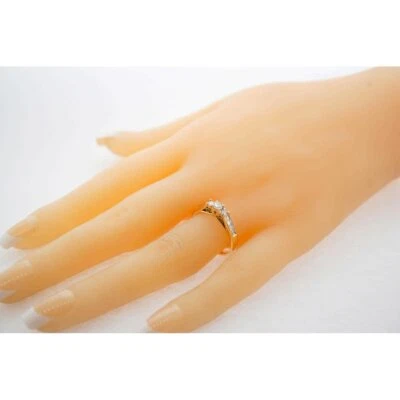 Anillo Joyería Diamante Vintage 14k YG Talla 7 G SI2 0.50TCW Foto 1 de 4