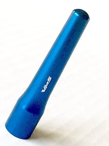 94-16 DODGE RAM 1500 2500 3500 BLUE P STYLE ALUMINUM STUBBY SHORT ANTENNA 3" - Picture 1 of 3