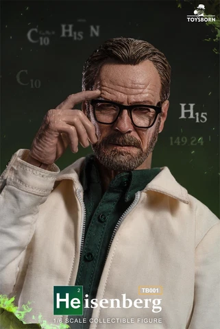 1/6 Walter White Toy Breaking Bad Heisenberg Model PVC Collectible Toys Gifts Cover
