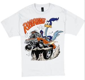 Plymouth Road Runner T-Shirt Rat Fink Art-Mens Various Sizes--Brand New-- - Picture 1 of 3
