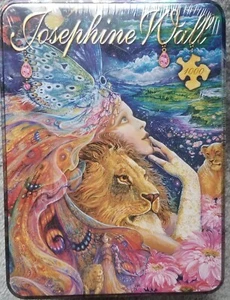 Josephine Wall Tin Heart & Soul Lion 1000pc Jigsaw Puzzle #81219 NEW SEALED - Picture 1 of 4