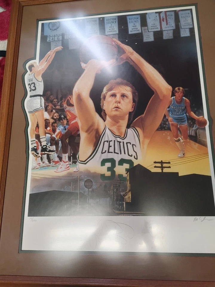 Imagen Larry Bird edición limitada. Firmado 14/600 Foto 1 de 1