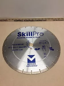 Concrete Diamond 14" x .120 x 1" 20 mm Concrete Segmented Diamond Blade SkillPro - Picture 1 of 3
