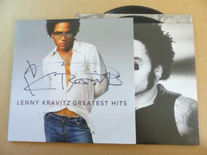 LENNY KRAVITZ firmado autógrafo firmado "GREATEST HITS" disco de vinilo LP - Imagen 1 de 6