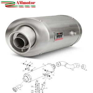 Mivv Kawasaki ZX-6 R 636 2006 Escape Moto Silenciador Exhaust Oval Inox Aprobado - Imagen 1 de 2