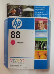 Genuine New HP 88 Magenta Ink Cartridge C9387AN *Expired 2009* - Picture 1 of 6