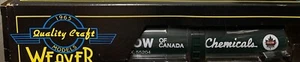 WEAVER 3-RAIL DOW OF CANADA CHEMICALS 40’ TANK CAR! O SCALE FREIGHT CANADIAN - Picture 1 of 1