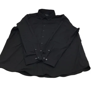 Alfani Camicia Regular Fit, Nero, 18-18,5 36-37 - Foto 1 di 3
