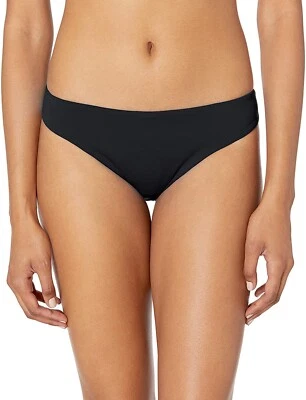 Bikini Lab Mujer 185061 Núcleo Sólido Negro Hipster Bikini Parte Inferior Traje de Baño Talla L Foto 1 de 3