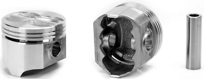 Fits 1967-1979 Pontiac 400 V8 Engines Cast Pistons Set Of 8 Silvolite 1526.030 - Image 1 of 4