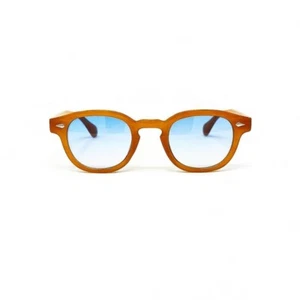 Occhiali da sole Johnny Depp unisex marrone con lenti blu PIFWEAR Depp 44 1000-4 - Imagen 1 de 4