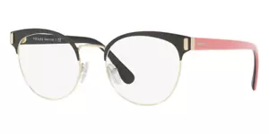 Neu Prada Brille VPR 63TV 1BO-1O1 mattschwarz silber optischer Rahmen 50-19-135 - Bild 1 von 3