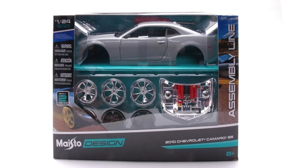 Maisto CHEVROLET CAMARO SS 2010 GREY KIT 1:24 - Imagen 1 de 1