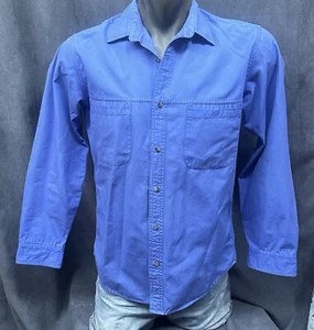 Patagonia Button Front Shirt Blue Size Medium Mens - Picture 1 of 5