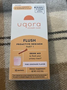 Uqora Urinary Care Flush Proactive Diet Supplement Pink Lemonade Exp 10/2026 - Picture 1 of 1