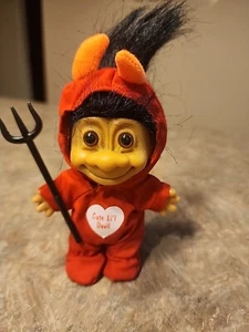 VALENTINE "CUTE LI'L DEVIL" DEVIL 5" Russ Troll Puppe - gebraucht - Bild 1 von 5