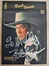 Buck Owens Country Classics Card #7 Autographed 1992