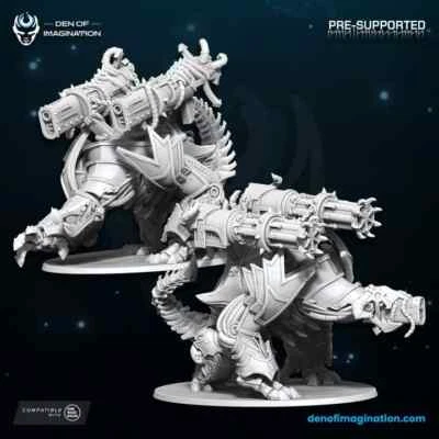 DEN OF IMAGINATION Chaos Wargaming Miniatures Steelhound Infernus WildMesh Tabletop