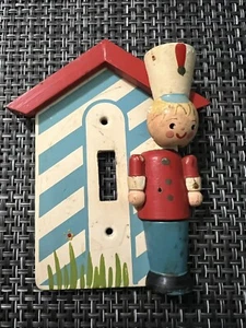 Originals by Irmi Wooden Toy Soldier Vintage Light Switch Cover Nursery - Picture 1 of 4