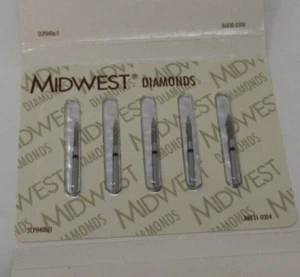 471276 DENTSPLY Midwest Diamantbohrer - FG 862 Flammendurchmesser 014 super grob - 5er Pack - Bild 1 von 4