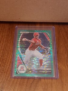 2021 Panini Prizm Draft Picks Green Pulsar Kobe Kato Rookie #PDP217