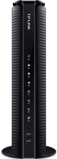 TP-Link TC-W7960 DOCSIS 3.0 WiFi Cable Modem Wireless Router Black 12V 300Mbps - Image 1 of 4