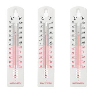 Thermometer Außen Innen Garten Außenthermometer analog Gartenthermometer 3er Set