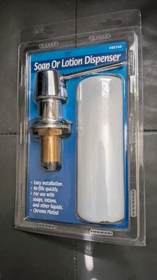 Soap Or Lotion Dispenser (Chrome plated) Counter Top Soap Dispenser - Image 1 of 2