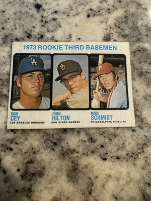 1973 TOPPS MIKE SCHMIDT HIGH NUMBER #615 VG ROOKIE CARD READ DESCRIPTION - Image 1 of 4