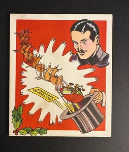 Vintage 1951 MANDRAKE THE MAGICIAN Kings Features Comic Christmas Greeting Card - Picture 1 of 6