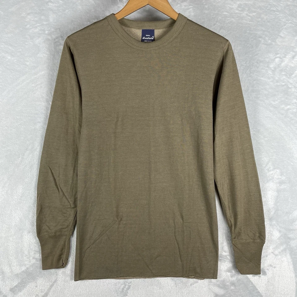 Camisa Térmica Vintage Doble Plegable Adulto Pequeña Marrón Años 80 90 Grunge Hipster Punk EE. UU.  Foto 1 de 4