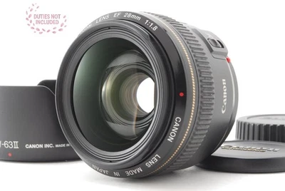 [Near MINT+++] Canon EF 28mm f/1.8 USM Wide Angle Prime AF Lens From JAPAN - Image 1 of 4
