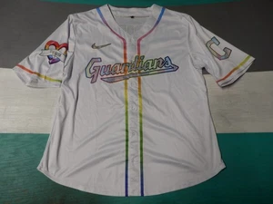 Cleveland Guardians Pride Night Giveaway Baseball Jersey Adult XL SGA - Picture 1 of 3