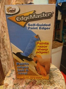 EdgeMaster Self-Guided Paint Edging Edger Tool Paints Razor Sharp Edges 4 Roller - Picture 1 of 2
