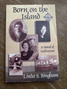BORN ON THE ISLAND By Linda Bingham Used SIGNED D8 - Picture 1 of 3