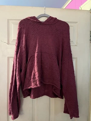 Free People Lake Side Hoodie Size Medium  NEW! - Image 1 of 4