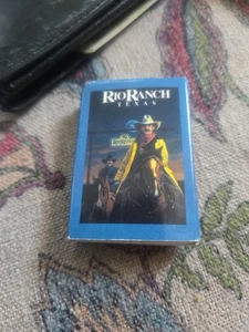 COWBOY ON MATCHBOX COVER: RIO RANCH (HOUSTON, TEXAS)( UNSTRUCK) - Picture 1 of 7